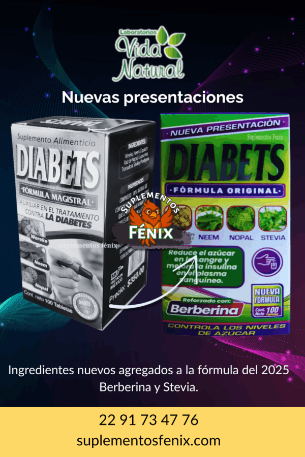 Diabets 100 tabs Vida Natural - Image 2