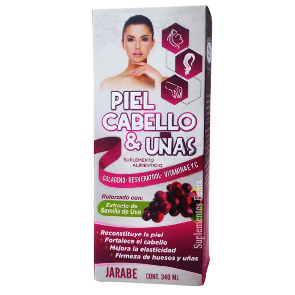 Jarabe Piel cabello y uñas 340ml Shamrock