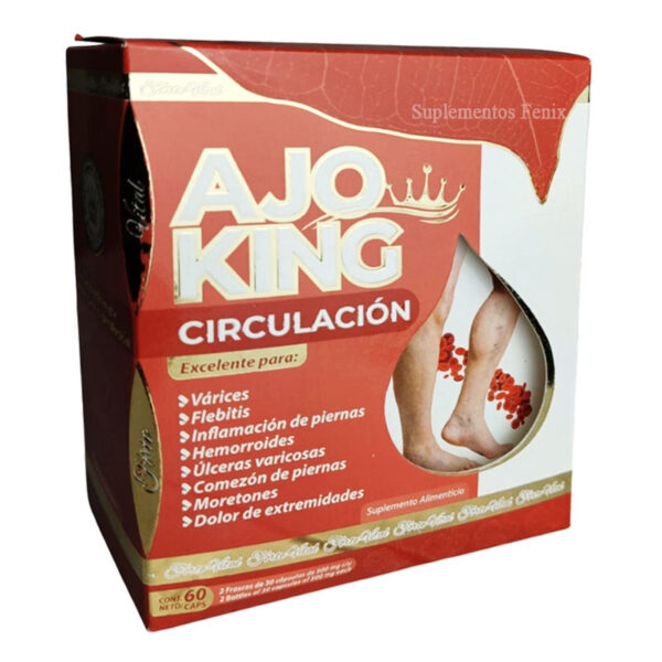 Ajo king circulación 2 frascos