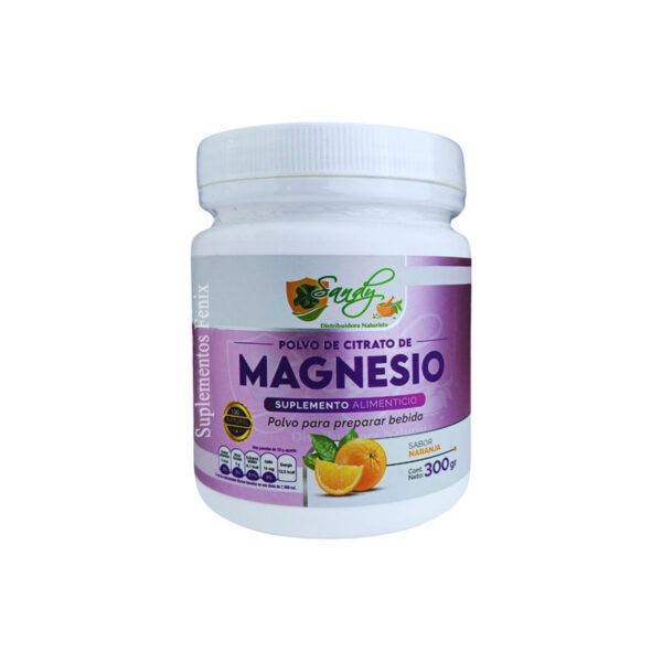 Citrato de magnesio 300 grs Sandy