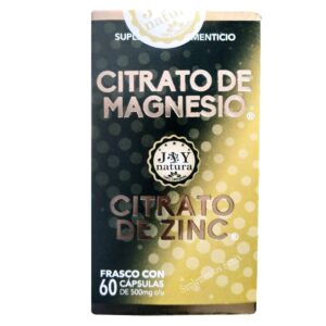 Citrato de magnesio con  citrato de zinc Joy Natura