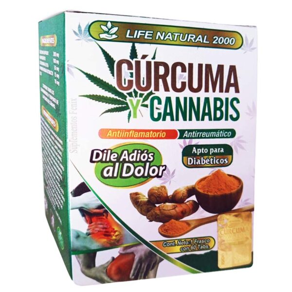Curcuma y cannabis life natural 2000