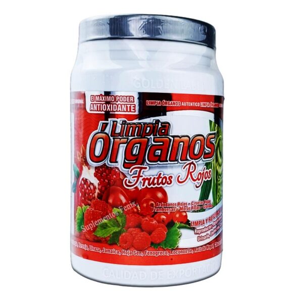 Fibra limpia organos frutos rojos 500grs