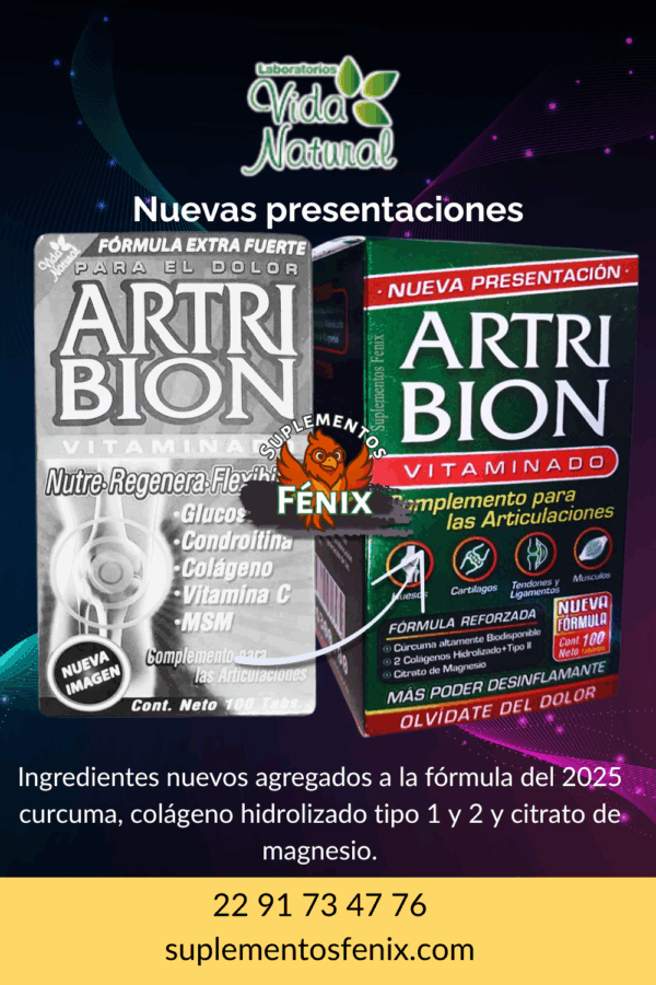 Artribion Vitaminado 100 tabs Vida Natural - Image 2