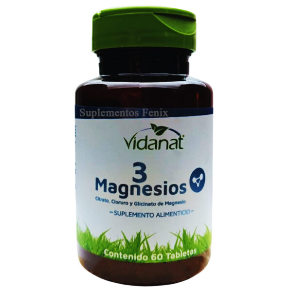3 magnesios 60 tabs Vidanat