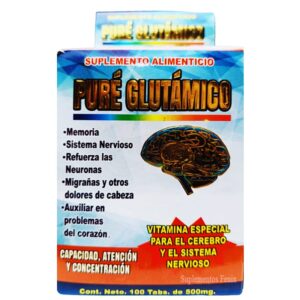 Puré glutámico 100 tabs la fuerza de la salud