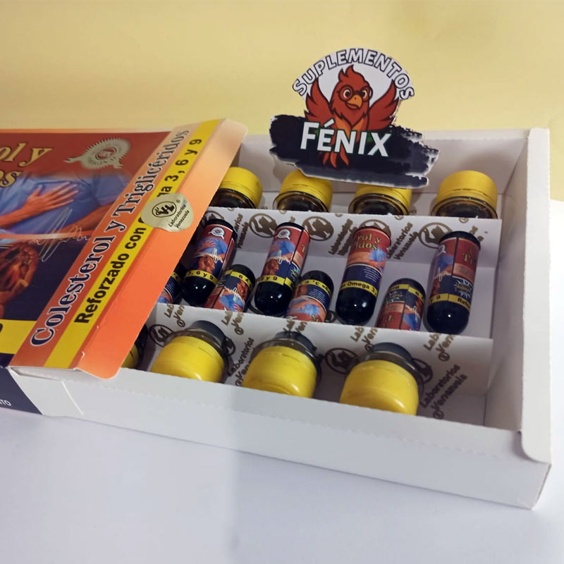 Colesterol y trigliceridos 10 botellas LV - Image 2