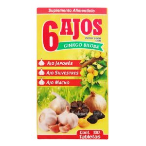 6 ajos 100 tabs Living Nature