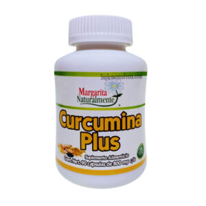Curcumina Plus 90 caps. Margarita Naturalmente