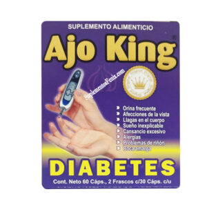 Ajo King diabetes 2 frascos