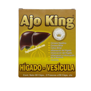 Ajo King higado y vesicula 2 frascos
