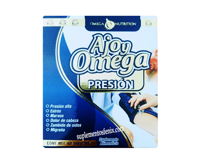Ajo y Omega Presión 2 frascos
