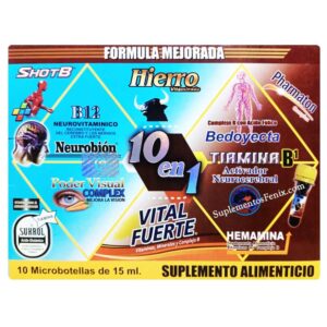 10 en 1 Vitaminas 10 microbotellas