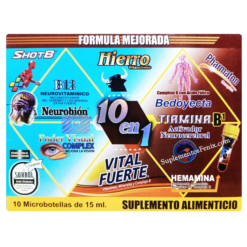 neurobion, vital fuerte , heamina, surkol, hierro