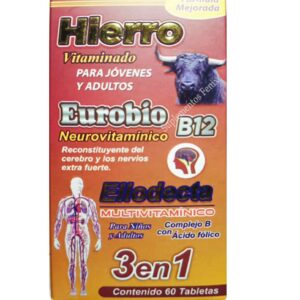 Hierro 3 en 1 60 tabs Living Nature