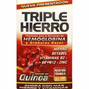 Triple hierro 100 tabs Vida Natural