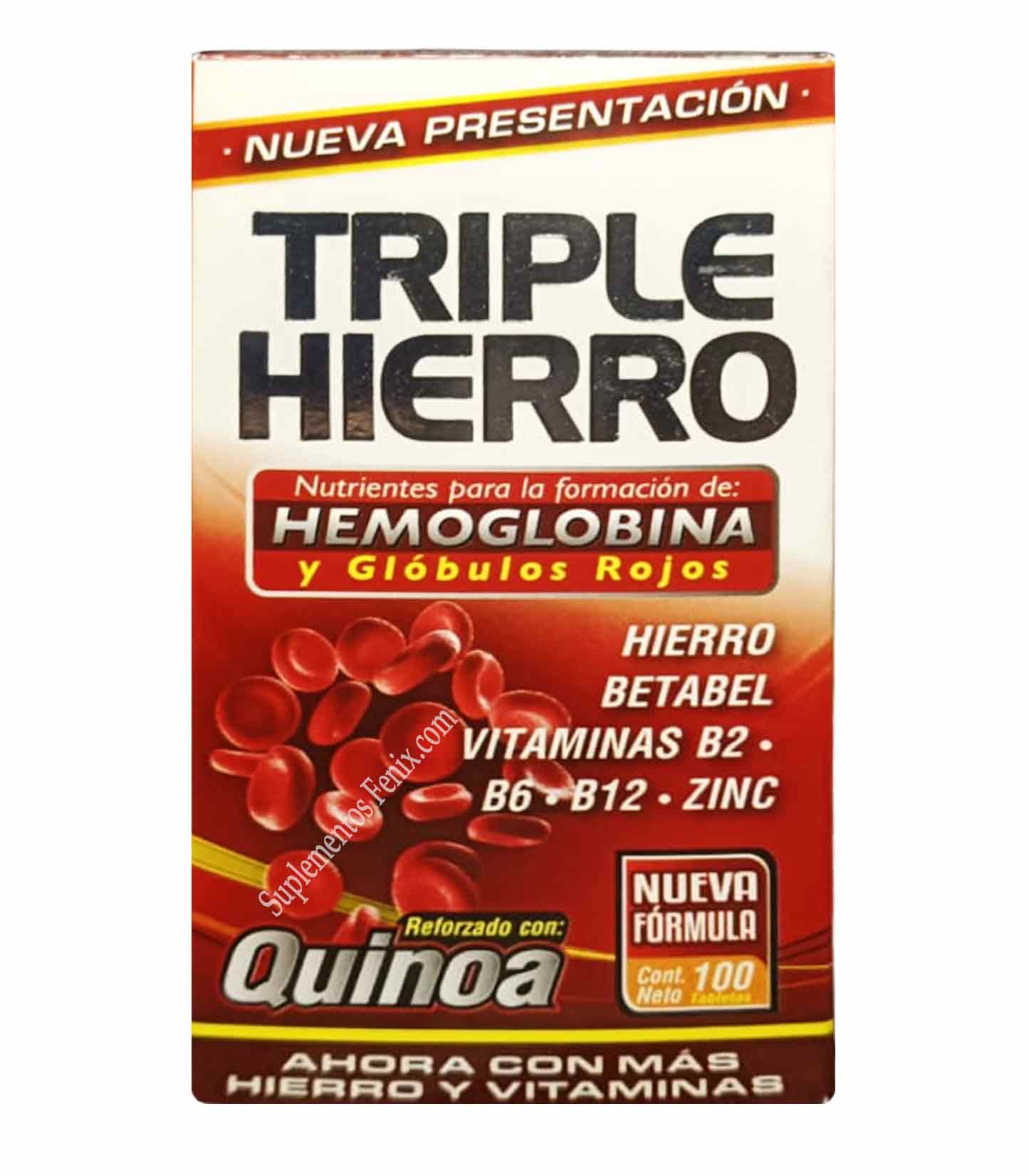 Triple hierro 100 tabs Vida Natural