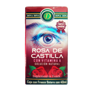Gotas para los ojos de rosa de castilla Dina