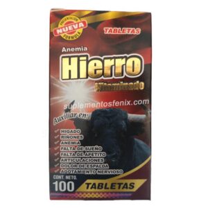 Hierro Vitaminado 100 tabletas The King